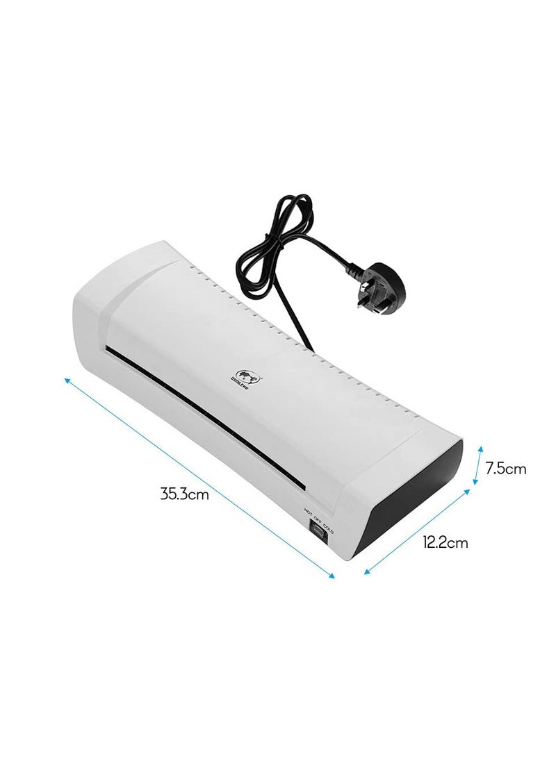 OSMILE - OSMILE SL200 A4 Laminator Machine, Hot and Cold Lamination, Dual Rollers, Fits A4/A5/A6, for Documents, Photos, Cards – Home, School, Office Use - Image 1