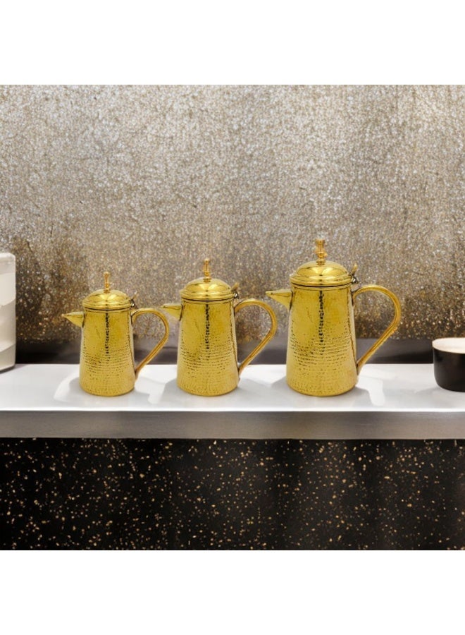 باصرة طقم أباريق باصرة الذهبي – سعات 1 لتر / 1.2 لتر / 2 لتر – رقم 16-98093 - Image 1