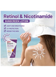 Disaar Disaar Anti-aging Sunscreen Lotion Whitening & Anti-oxidant High Sun Protection Light & Breathable 50 SPF UVA/UVB 80g  - Image 5