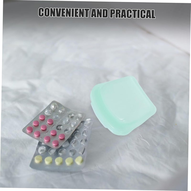 Small Medicine Pouch Portable Silicone Travel Organizer for Medication Reusable Silicone Pouch Window - Image 5