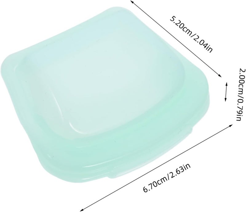 Small Medicine Pouch Portable Silicone Travel Organizer for Medication Reusable Silicone Pouch Window - Image 2