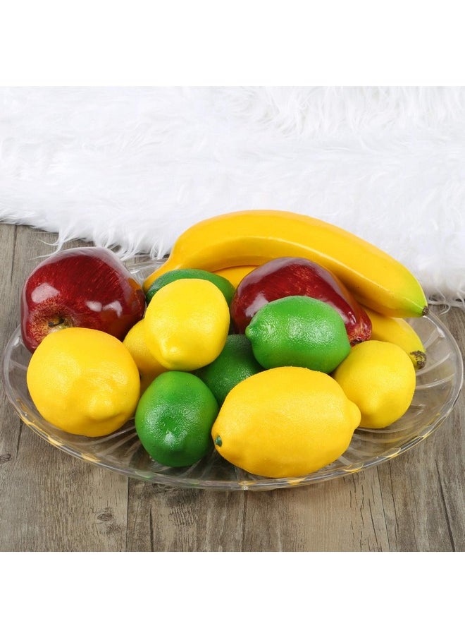 Kesoto Kesoto 6pcs Artificial Red Apples Fake Fruit House Kitchen Party Decoration, Faux Big Red Apples, 3.3 x 2.9 Inches  - Image 5