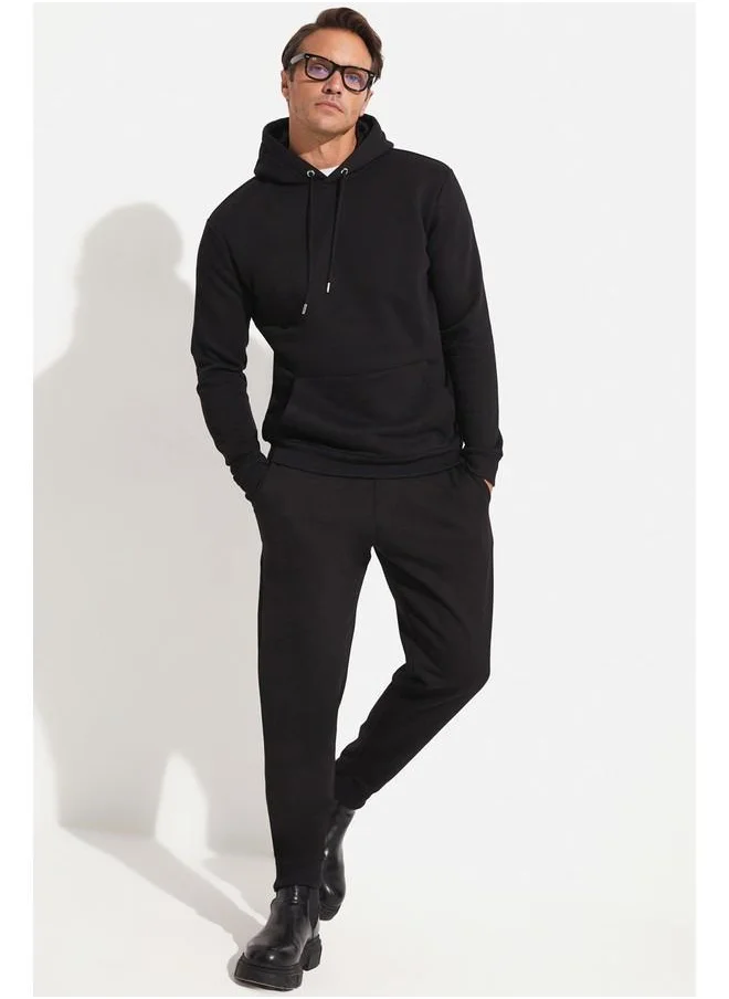 جون June Men Relaxed Fit Normal Waist Sweatpant Black