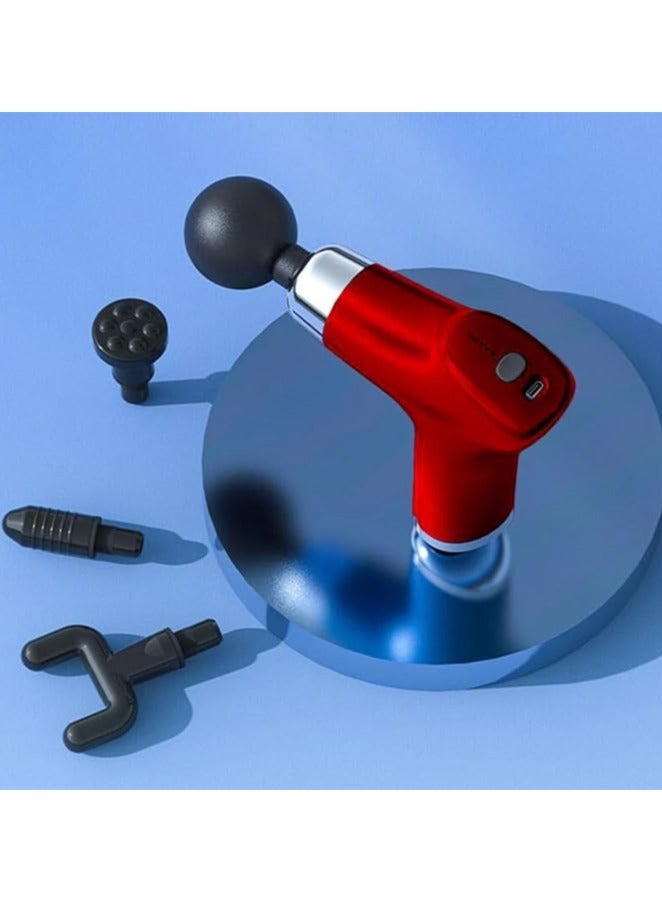 Cy-001 Rechargeable Mini Facial Massager, Deep Tissue Massager with 6 Speed ​​Settings, Handheld for Back and Neck Pain Relief - Image 3