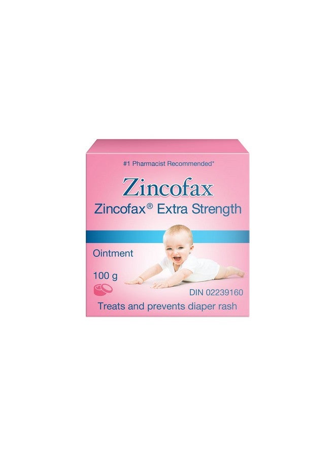 ZINCOFAX 'EXTRA STRENGTH' Ointment for Treatment, Healing and Prevention of SEVERE DIAPER RASH 100 g - Image 1