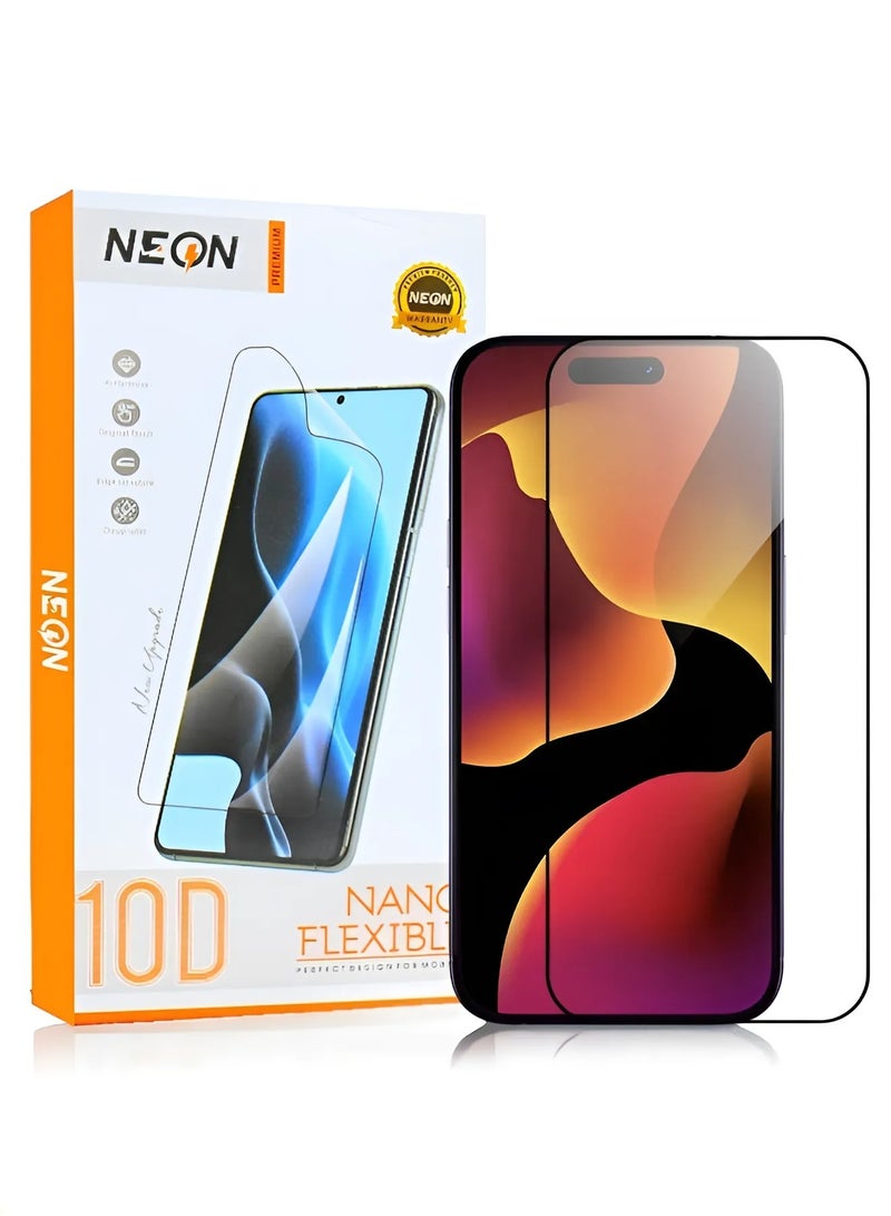 Neon Nano screen protector for iPhone 14 Pro, anti-breakage and anti-scratch, with HD clarity for mobile phone from Neon, maximum protection for the screen from scratches and breakage - Image 1