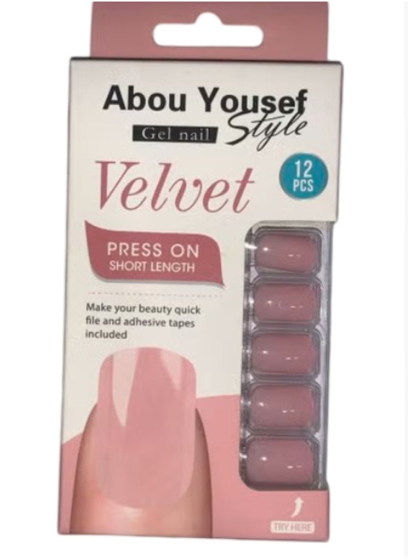 Abou Yousef Style ABOU YOUSEF GEL NAIL VELVET YS179  - Image 1