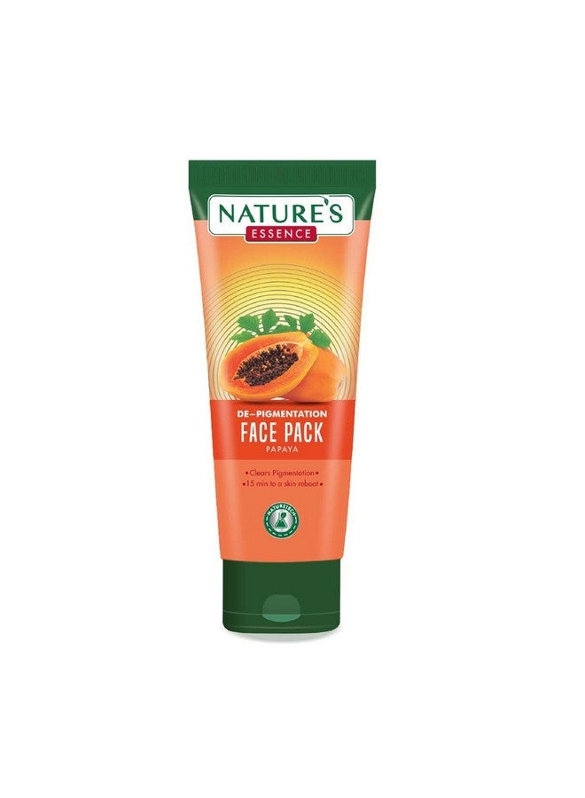 Nature's Essence عبوة وجه بابايا لإزالة التصبغ من ناتشرز إيسنس للنساء، برتقالي، 50 جرام، 1 قطعة