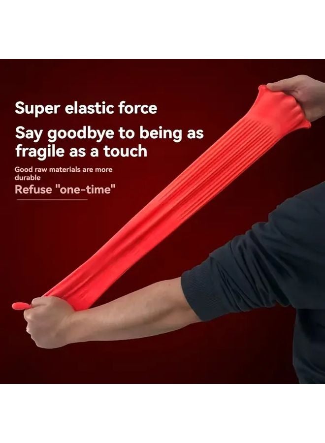 Heavy Duty Winter Warm Thickened Latex Dishwashing Gloves Non Slip Waterproof Durable Wear Resistant Model L - Image 3