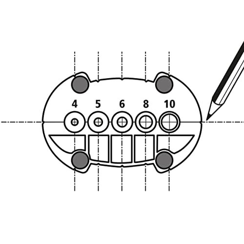 Wolfcraft 4685000 Accumobil Mobile Drilling Aid, The Simple and Precise Drilling aid for Exact Drilling of Vertical Holes, Grey - Image 2