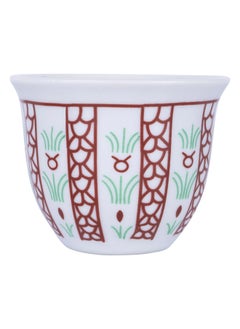 CMP a cup of Arabic coffee, Traditional palm leaf coffee cup, Red, capacity100ml  - Image 3