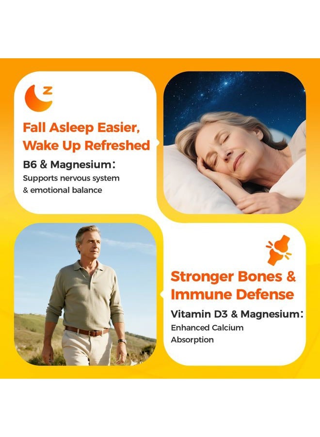 Alliwise Magnesium Glycinate 400mg Softgels with Vitamin D3 & B6,Small Easy to Swallow Gel Caps,High Absorption, Gentle on Stomach,Supports Sleep, Muscle & Calm,Bone Health,120 Softgels - Image 3