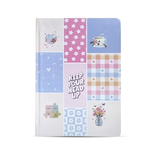 PAPBOO 2026 Undated A5 Annual Planner Hard Bound, 115 GSM 21.5 * 15.5 CM - 240 pages, Habit Tracker, Mood Tracker, Self Reflection, Memory Keeper Index, Gratitude Collage, Expense Tracker (Head Up) - Image 1