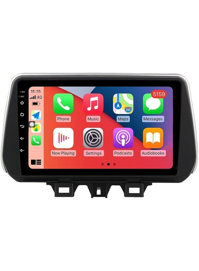 SHEZA STAR Android Car Stereo for Hyundai Tucson 2019-2021 6GB RAM 128GB ROM Support SIM Card, Carplay Mirror Link Wi-Fi BT, Radio GPS Navigation, 9 Inch IPS Touch Screen with AHD Camera Included - Image 1