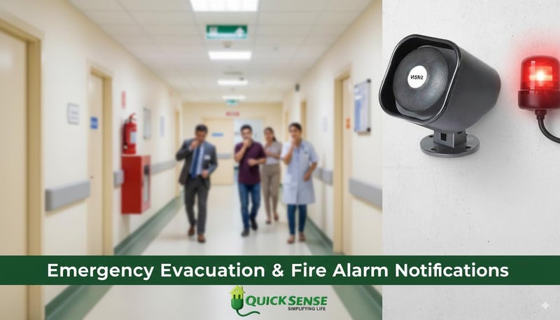 Quick Sense (QS-H2) 220V - 110dB Industrial Hooter Security Siren Alarm | Loud Buzzer for Banks, Hospitals, Mines, Hooter System | Police Siren for Car, Bike | Home Security Alarm - Image 4