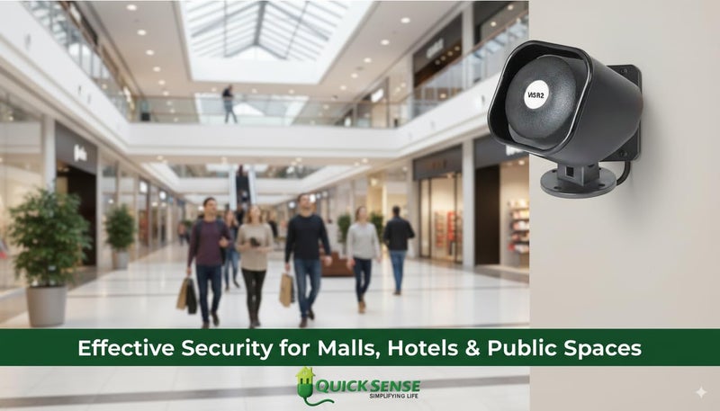 Quick Sense (QS-H2) 220V - 110dB Industrial Hooter Security Siren Alarm | Loud Buzzer for Banks, Hospitals, Mines, Hooter System | Police Siren for Car, Bike | Home Security Alarm - Image 2