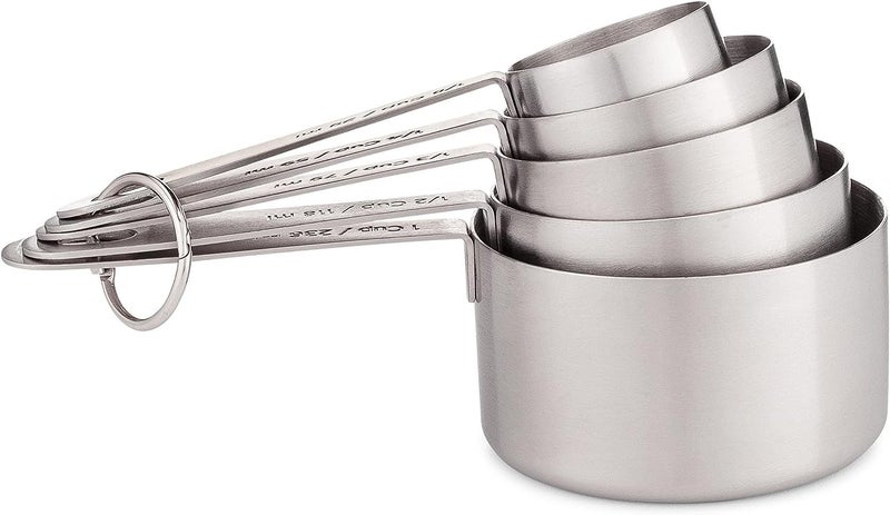 Husmait Stainless Steel Measuring Cups & Spoons - 10 Piece Heavy Duty Measuring Cups & Spoons Set For Dry Foods  Spices Or Liquids - Image 5