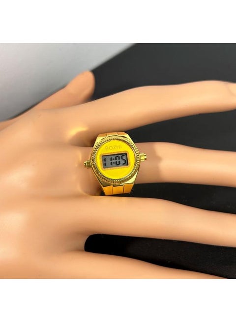 Electronic Watch Mini Ring Elastic Time Finger