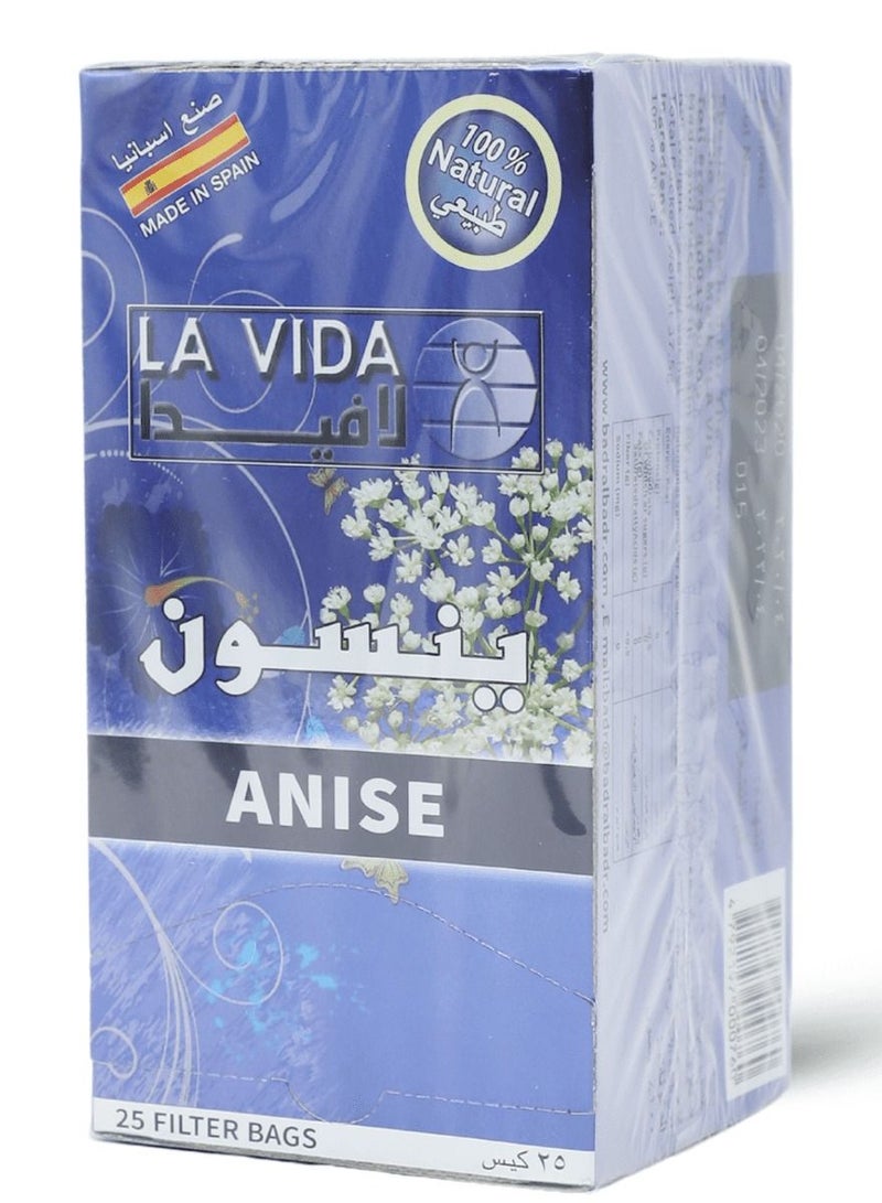 Lavida Anise Natural Drink 25 Bags - Image 1