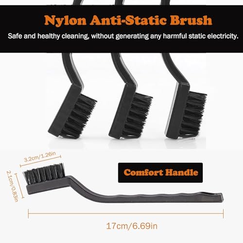 SCHOFIC Toothbrush Shape Antistatic ESD Brush (WT-01, Pack of 1) - Image 3