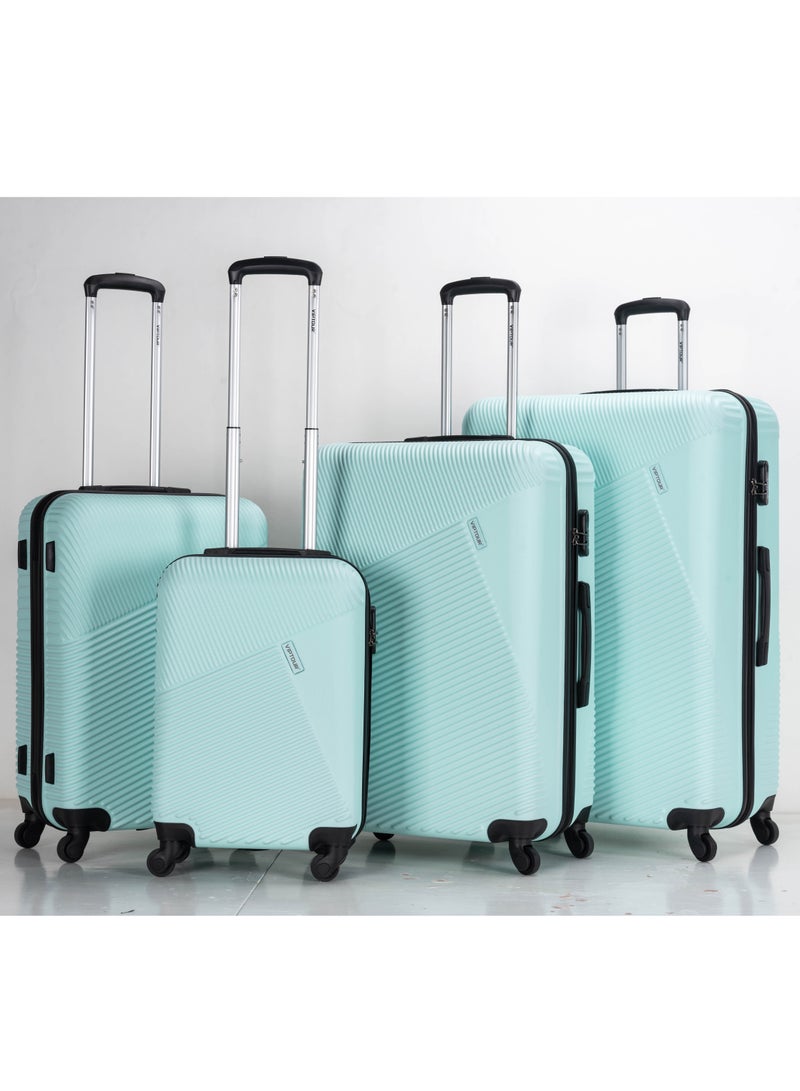فيبتور مجموعة من 4 حقائب سفر بعجلات ABS مع قفل رقم 20،24،28،32 بوصة - Image 1