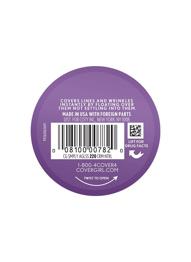CoverGirl - COVERGIRL & Olay Simply Ageless Instant Wrinkle-Defying Foundation, Creamy Natural 0.44 Fl Oz (Pack of 1) - Image 1
