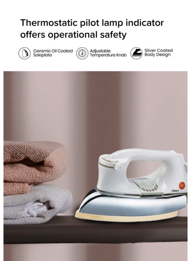 Clikon Dry Iron 1200 W CK2132 White/Cream - Image 5