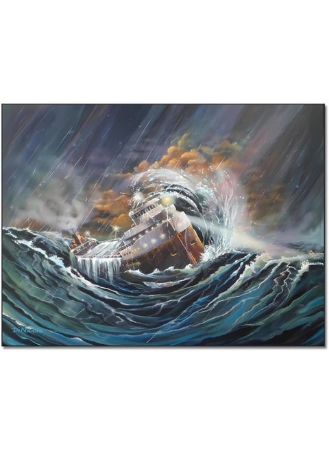 LinOPL SS Edmund Fitzgerald Poster Painting Canvas Print Art