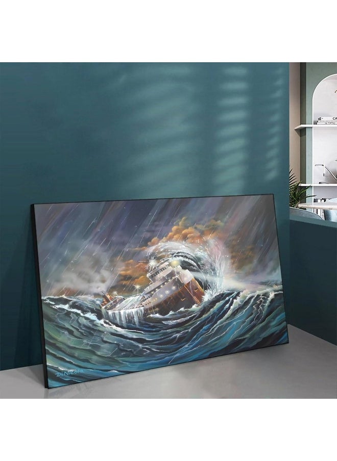 LinOPL SS Edmund Fitzgerald Poster Painting Canvas Print Art