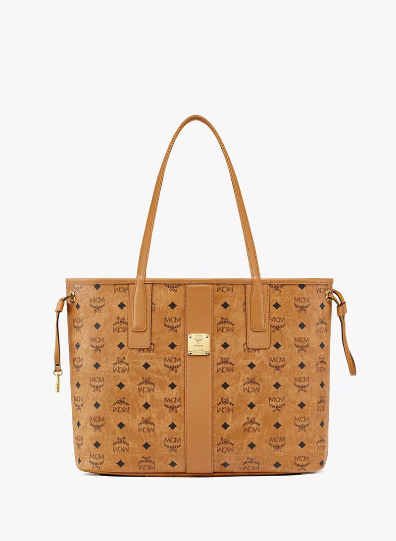 MCM Liz Reversible Shopper in Visetos - Image 1