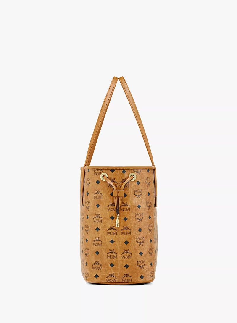 MCM Liz Reversible Shopper in Visetos - Image 5