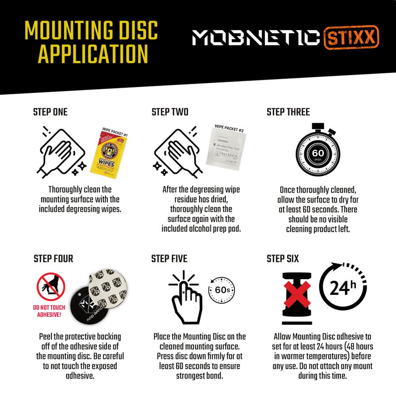 Mob Armor MobNetic Stixx - Phone Holder for Your Car, Magnetic Phone Mount for Trucks, Jeeps, and More - 90º Tilt & 360º Rotation, Compatible with iPhone & Android Smartphones - Image 5