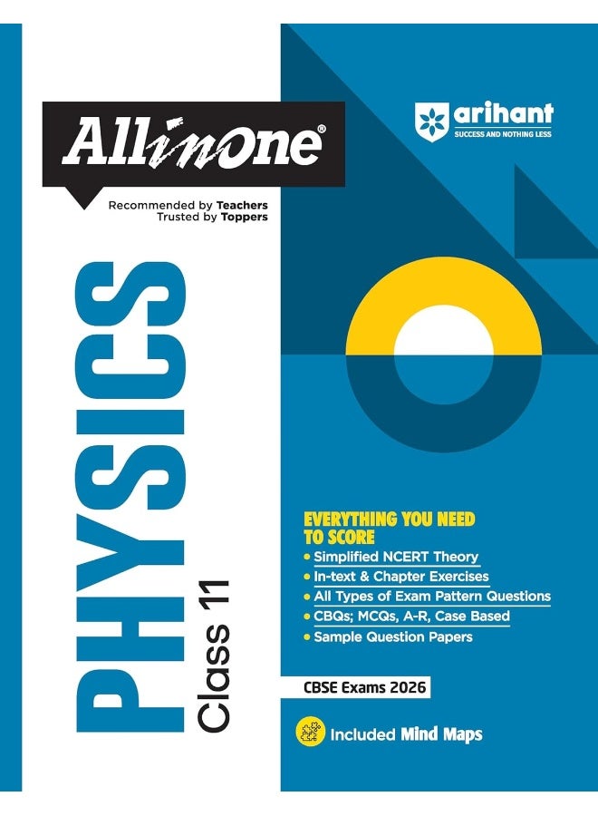 Arihant All in One Physics Class 11 for CBSE Exams 2025-26 | Revised ...