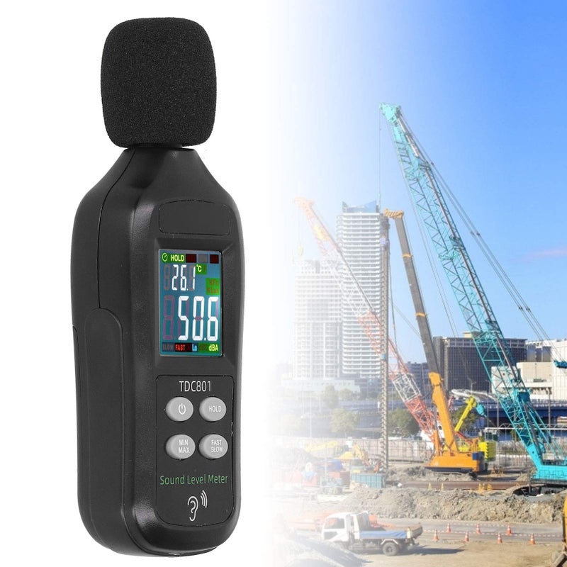 Digital Sound Level Meter Noise Decibel Tester LCD Display 35dB to 135dB Range - Image 4