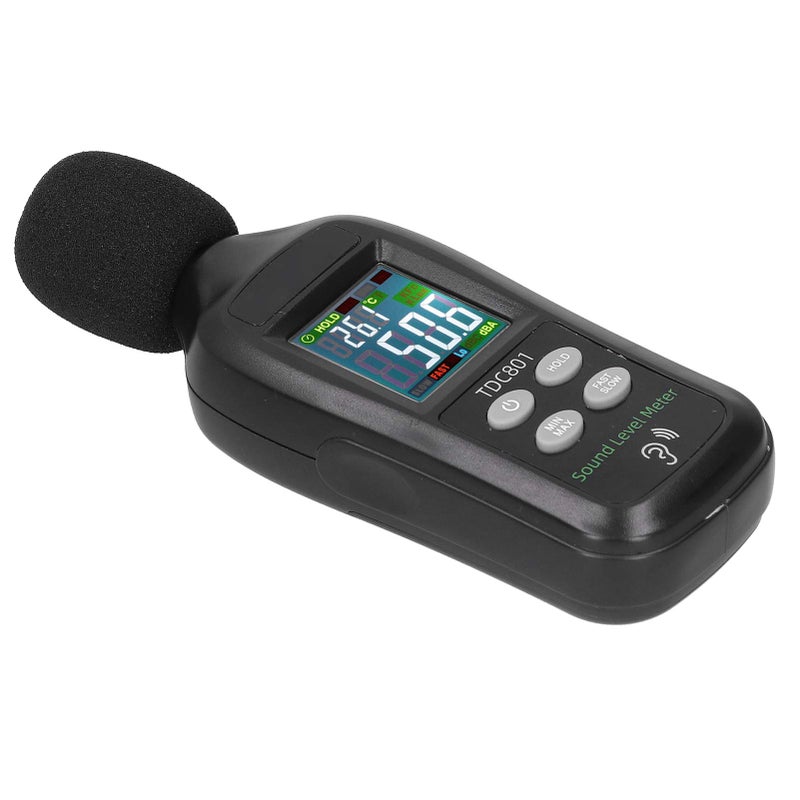 Digital Sound Level Meter Noise Decibel Tester LCD Display 35dB to 135dB Range - Image 3