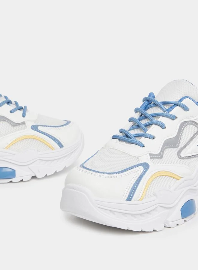 Styli Chunky Color Block Sneakers
