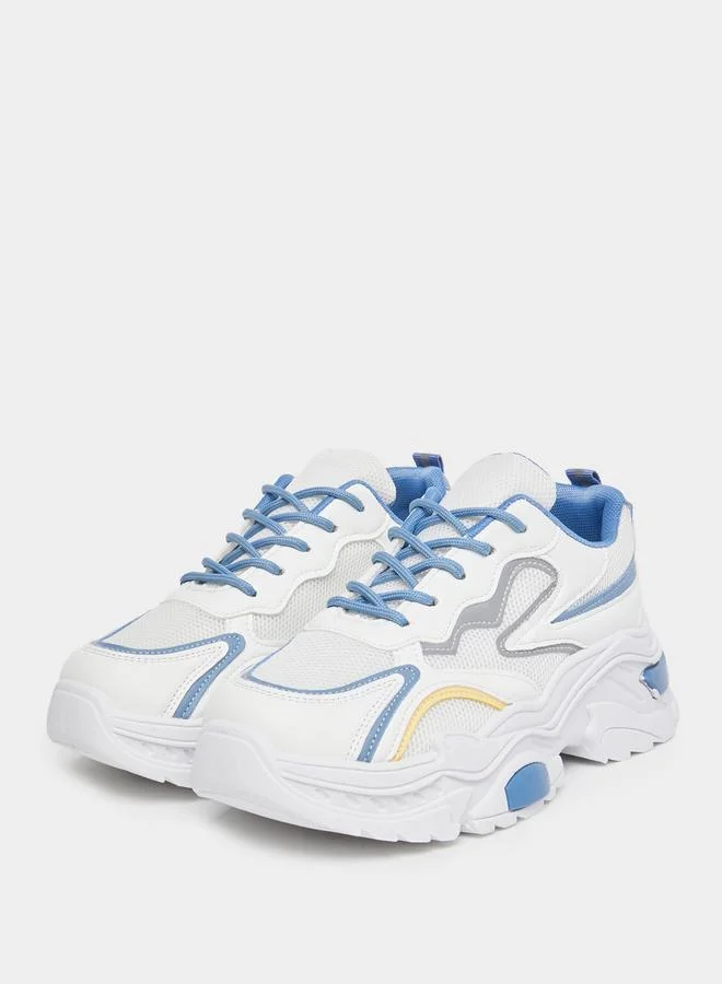 Styli Chunky Color Block Sneakers
