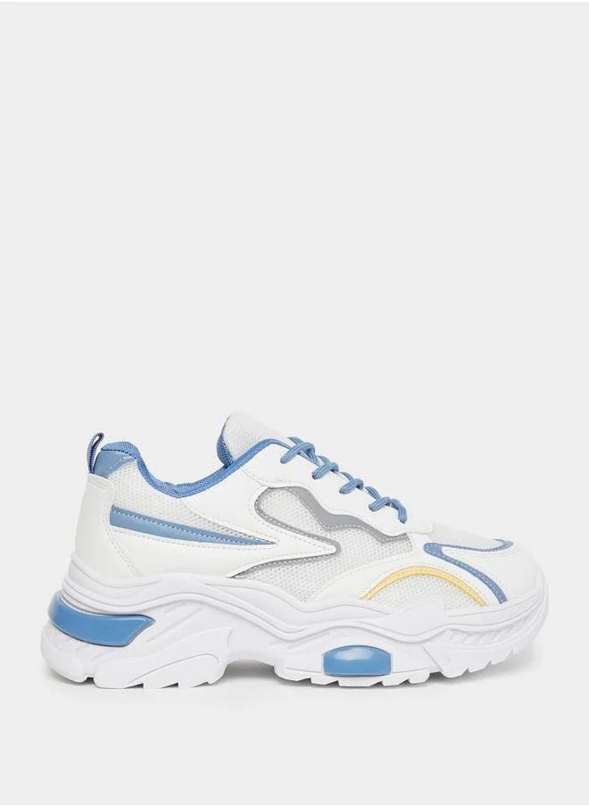 Styli Chunky Color Block Sneakers