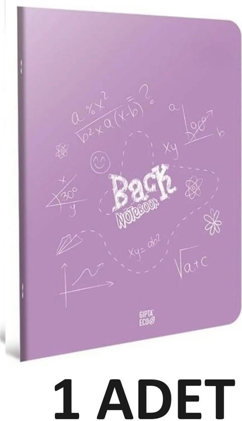 Tuffturk Quality Back Saddle Stitching Plastic Cover Notebook A4 80 Sheets Lined