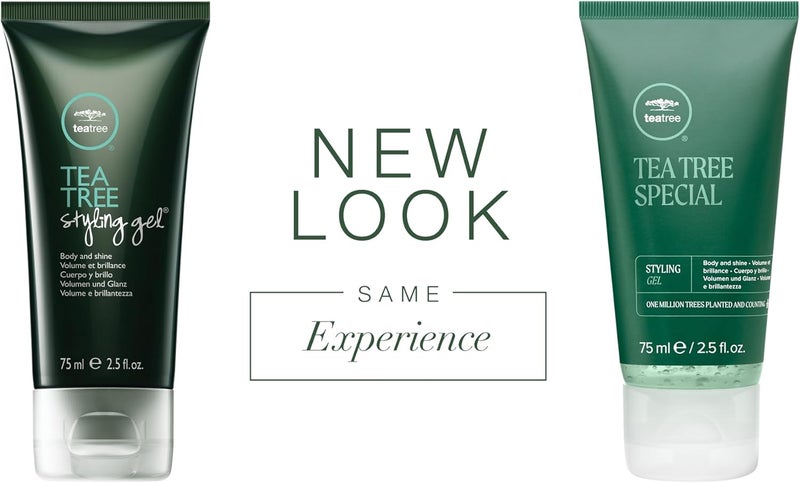 Tea Tree Styling Gel - Medium Hold with High-Shine Finish for All Hair Types, 2.5 fl. oz. - Image 2