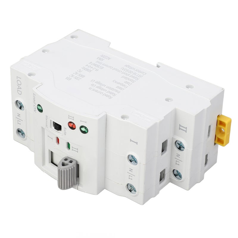 Dual Power Automatic Transfer Switch 2P 63A Millisecond Switching Power Transfer Switch ATS 220V - Image 5