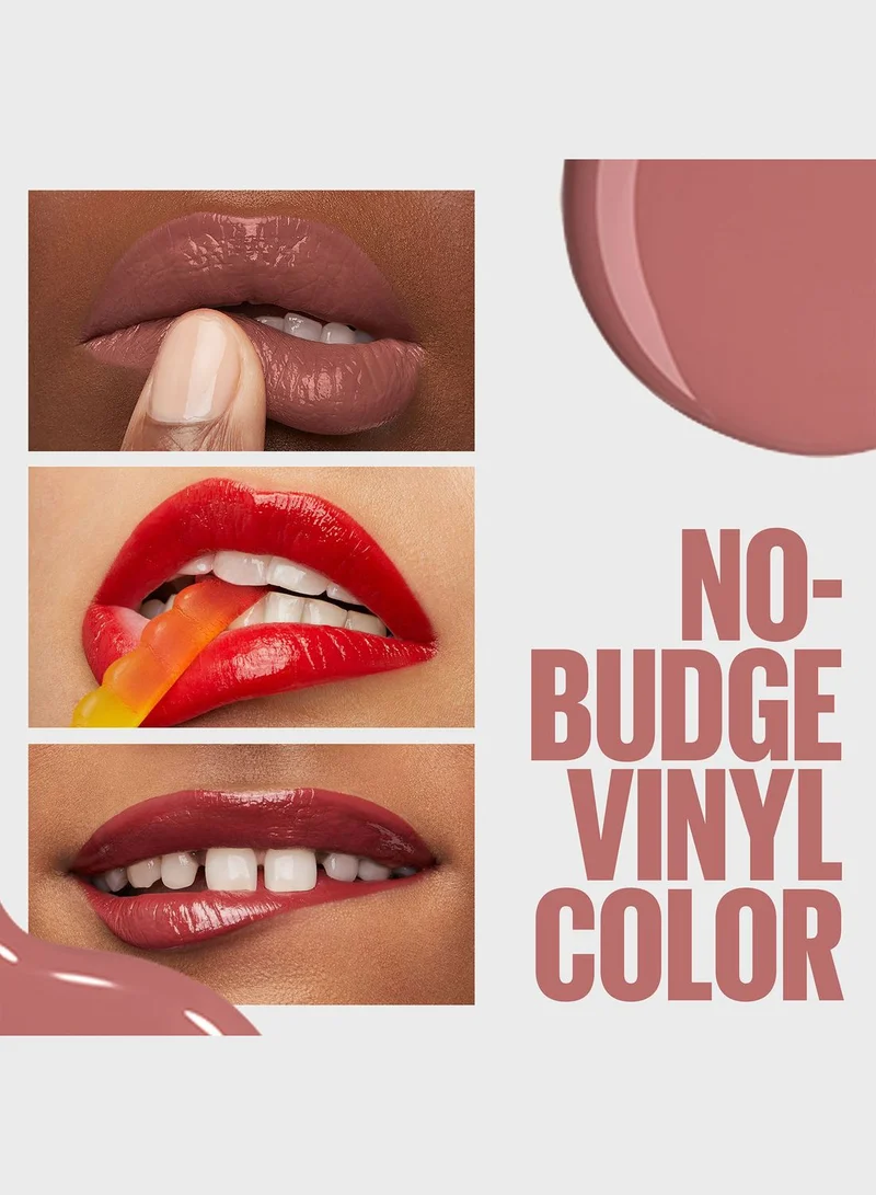 MAYBELLINE NEW YORK Maybelline New York Super Stay Vinyl Ink Nudes Longwear Transfer Proof Gloss Lipstick, Charmed