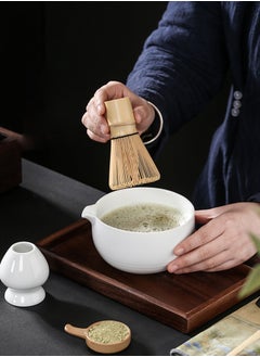 Traditional Handmade Matcha Tea Whisk and Glass Bowl Tool Gift KIt 4-Pieces - pzsku/Z88A3DAAF21E4BE96B5B1Z/45/_/1739973190/fda9e27e-7ad3-4728-bb27-34380a0cda99