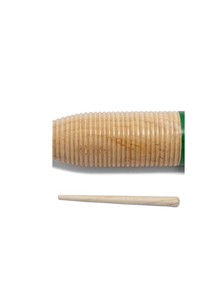 TIGER Wooden Fish Guiro with Wooden Scraper/Beater - School Percussion Instrument  - Image 3