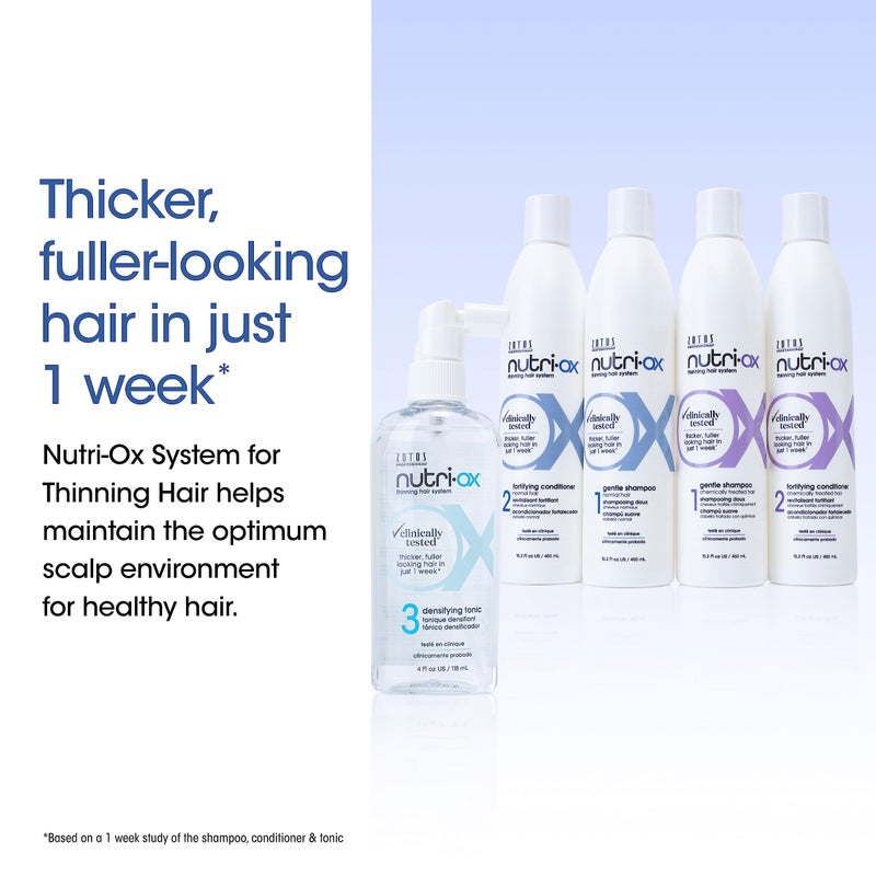 NUTRI-OX Densifying Tonic Thicker, Fuller-Looking Hair | For Extremely Thin Hair | 30-Day Supply | Color-Safe - Image 3