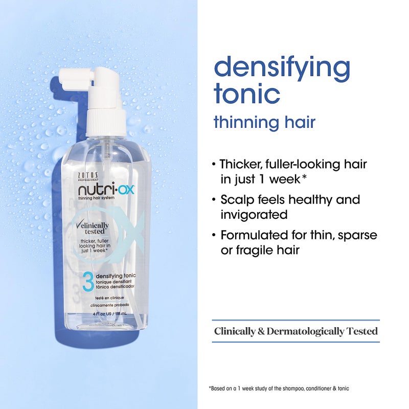NUTRI-OX Densifying Tonic Thicker, Fuller-Looking Hair | For Extremely Thin Hair | 30-Day Supply | Color-Safe - Image 2