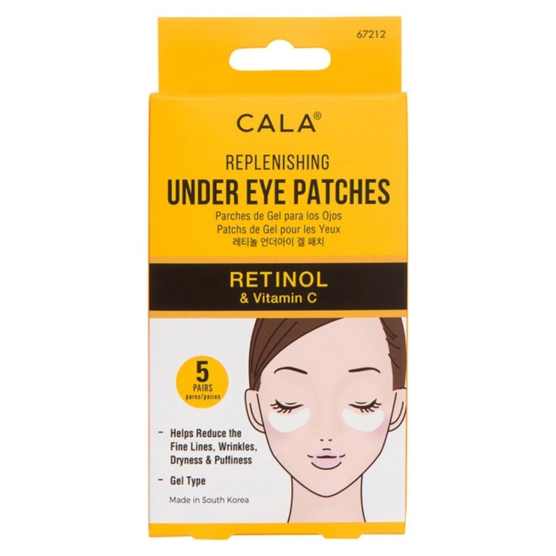 CALA UNDER EYE PATCHES RETINOL  VITAMIN C 5PK