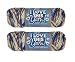 Hobby Lobby Print I Love This Yarn 4 Medium 100 Acrylic 252 Yards Yarn for Crocheting Knitting Blankets Hats Accessories Set of 2 510 Blue Camo Stripe - Image 2