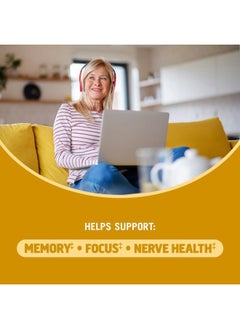 Om Mushroom Superfood Lion's Mane Mushroom Capsules Superfood Supplement, 90 Count, 30 Day Supply, Fruit Body and Mycelium Nootropic for Memory, Focus, Nerve Health and Immune Support  - Image 3