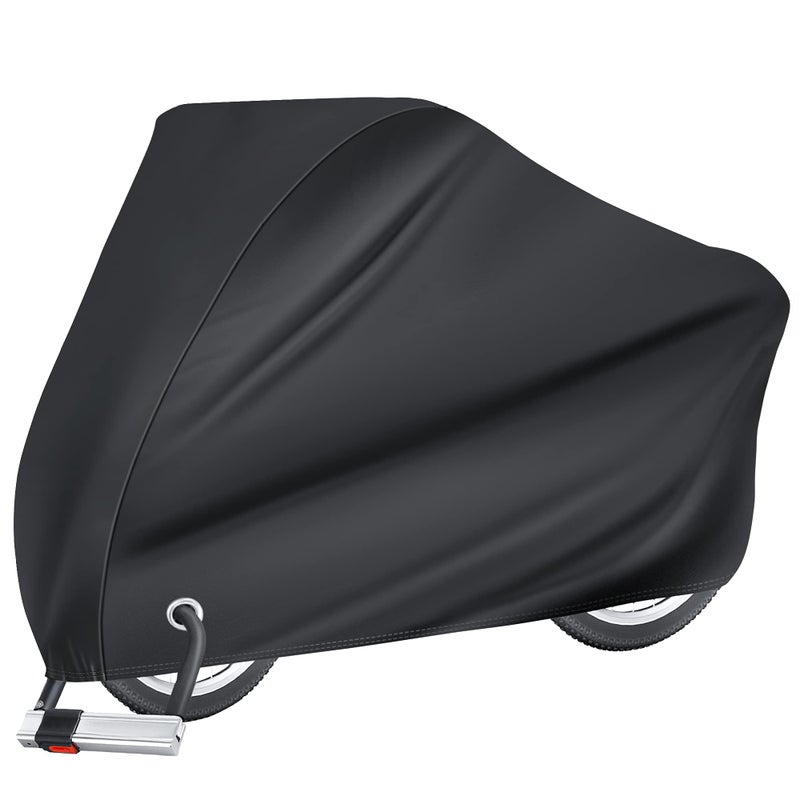 Puroma Bike Cover for 1, 2, or 3 Bikes 2XL Outdoor Waterproof Bicycle Covers Rain Sun UV Dust Wind Proof with Lock Hole for Mountain Road Electric Bike - Image 1